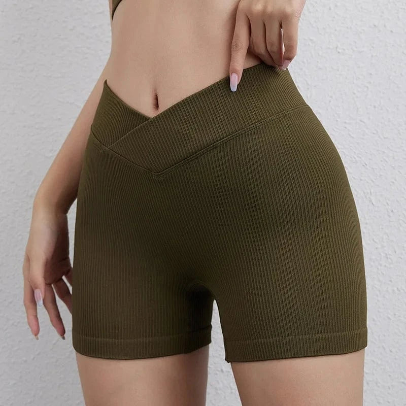 Short Yoga Femme | Zen Summer Bizo Green / XL