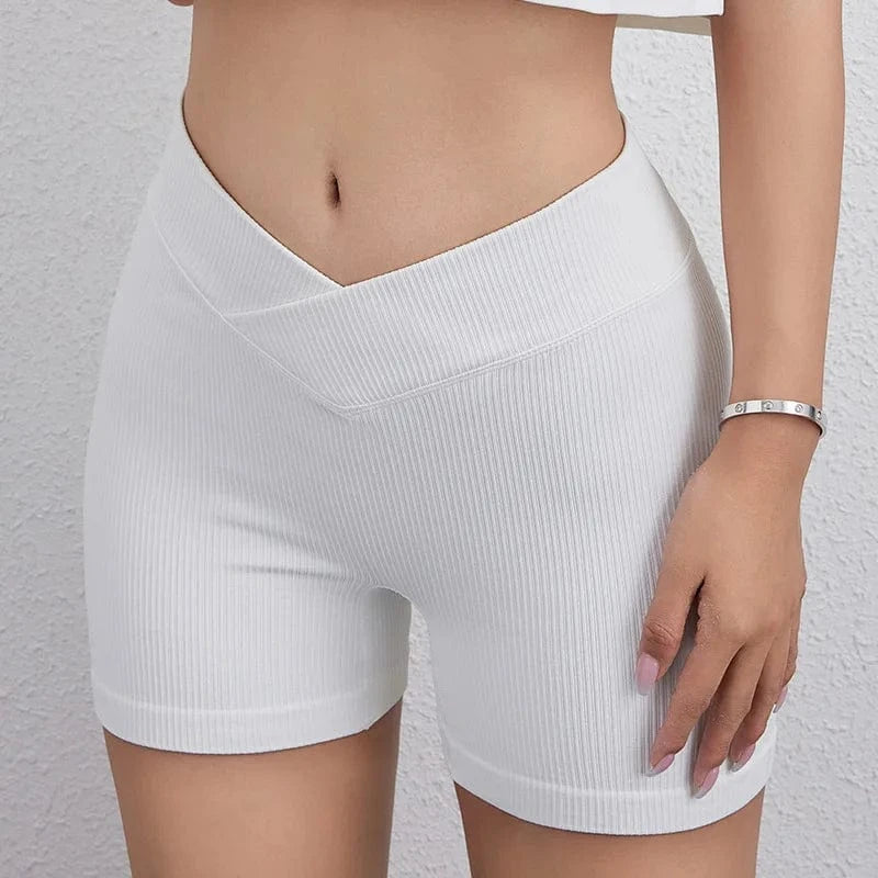 Short Yoga Femme | Zen Summer Bizo White / XL