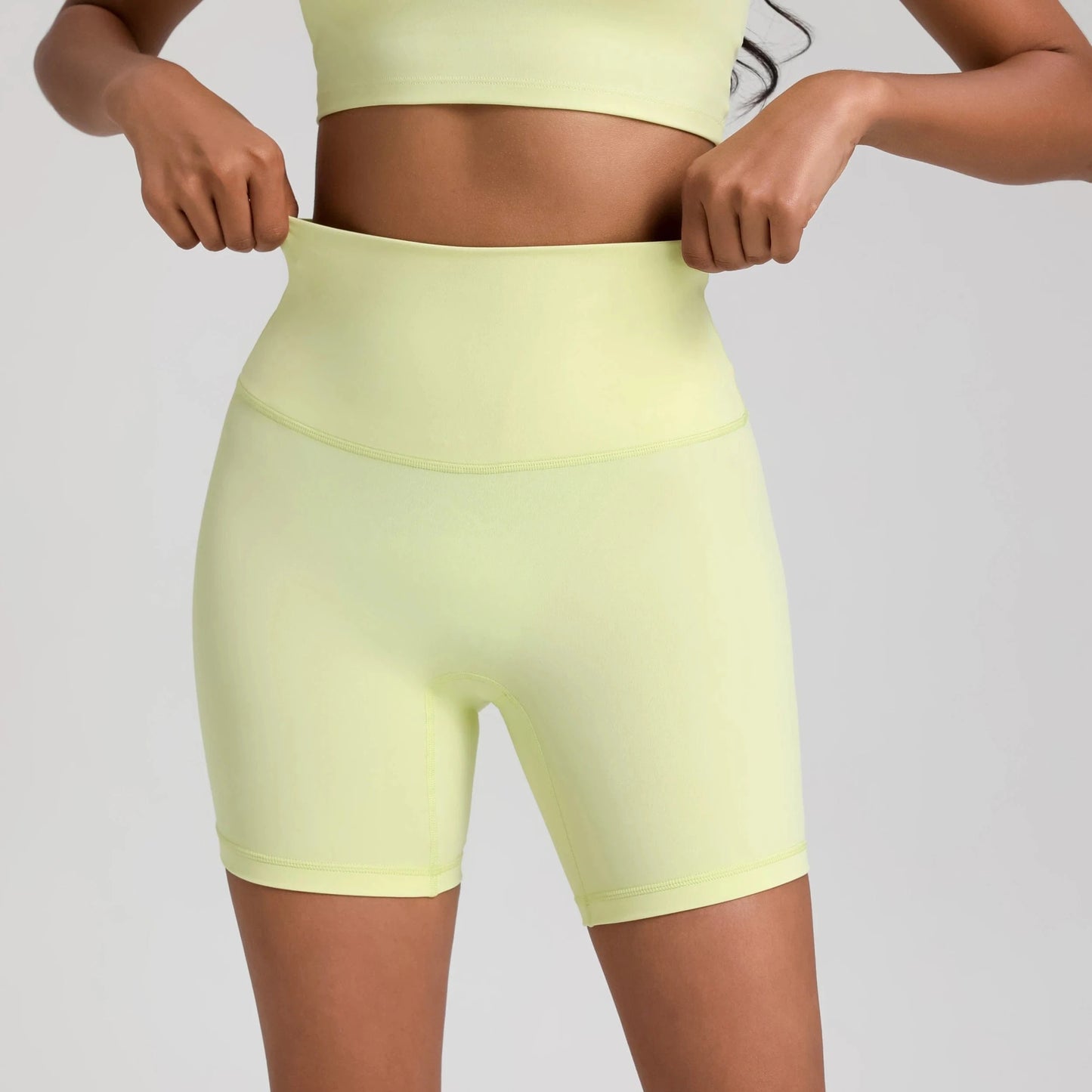 Short Yoga Femme | Zen Summer Smart Fluorescent citrus / XL