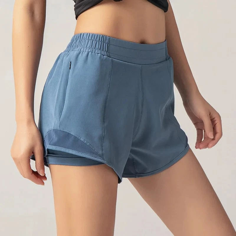 Short yoga femme | Zen Summer yoga Blue / XXXL