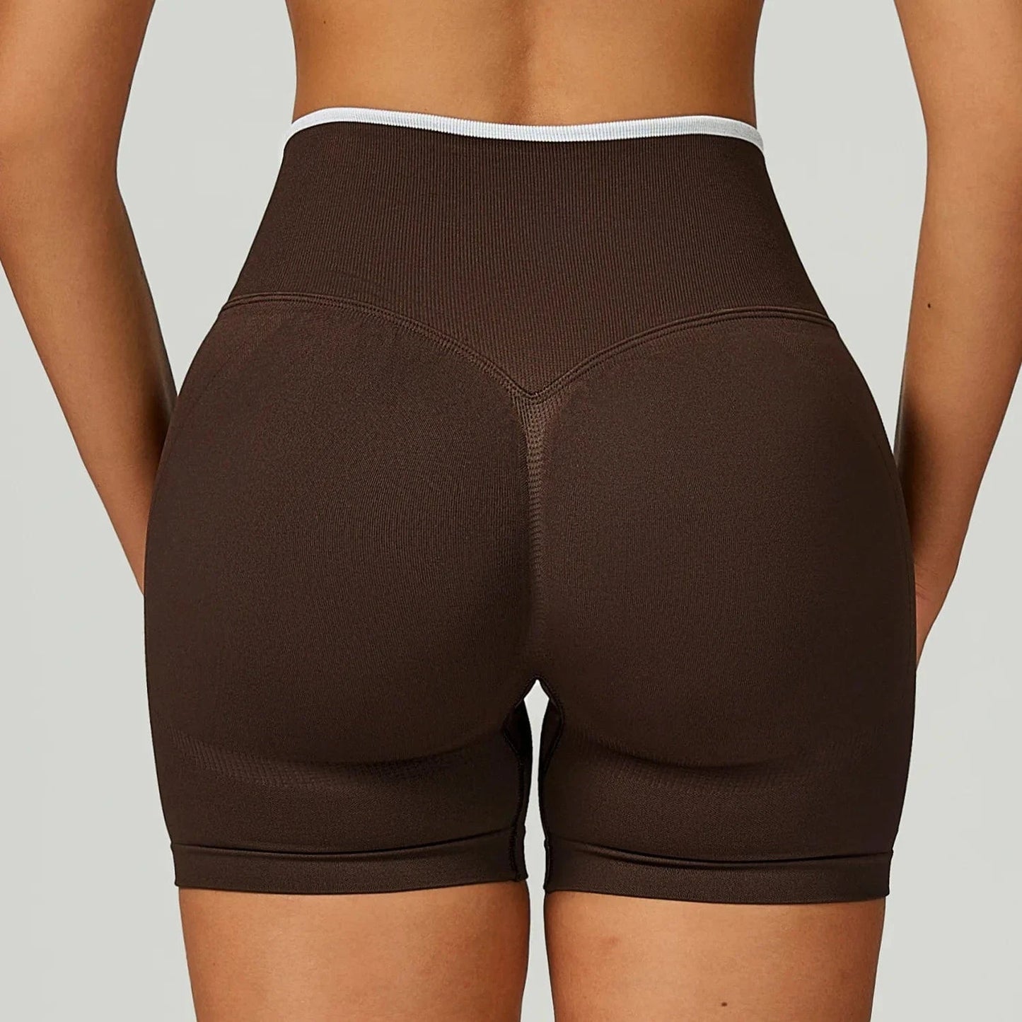 Short Yoga Femme | Zen Supreme Short : maintien, confort maximum Coffee white / XXL