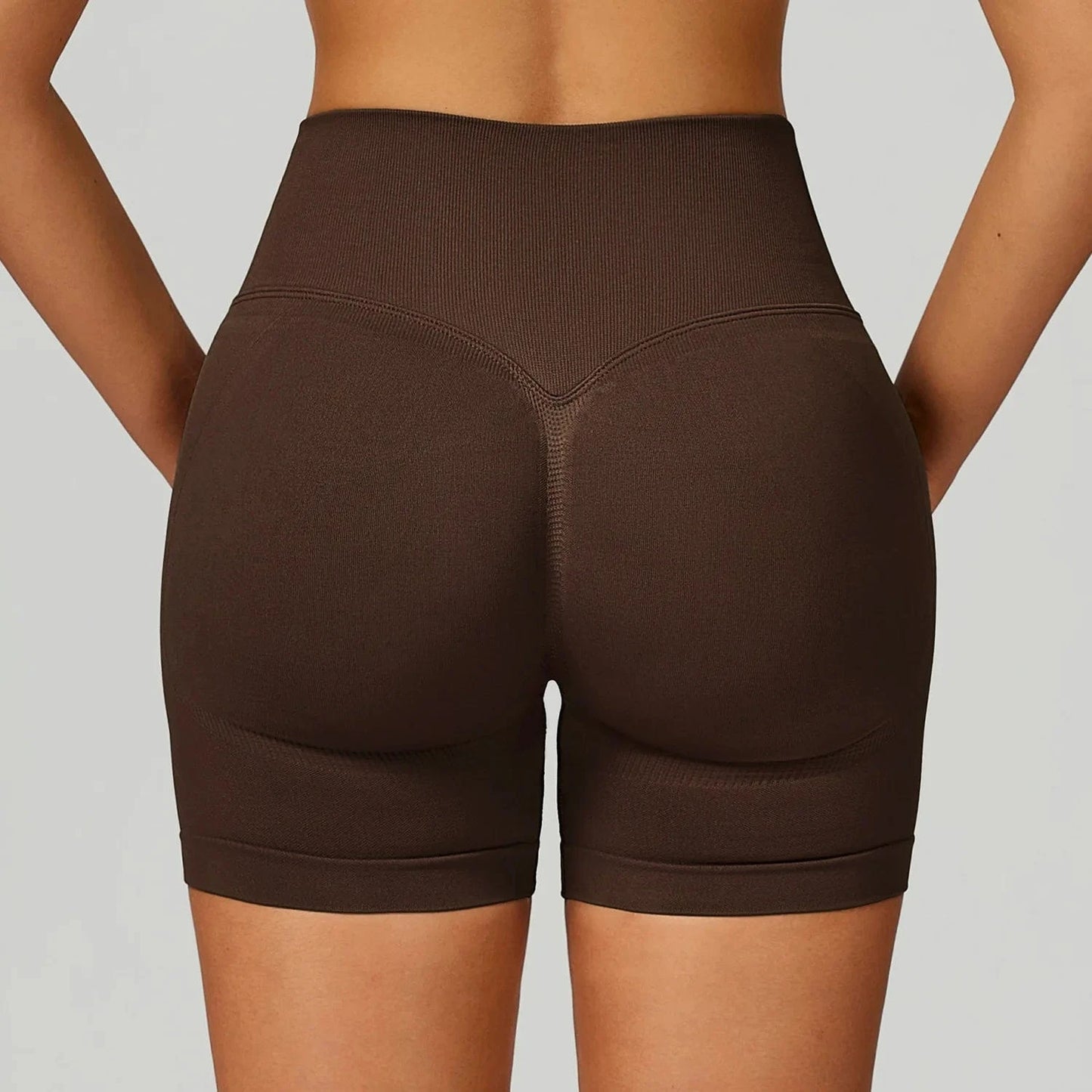 Short Yoga Femme | Zen Supreme Short : maintien, confort maximum Jiaocha Coffee / XXL