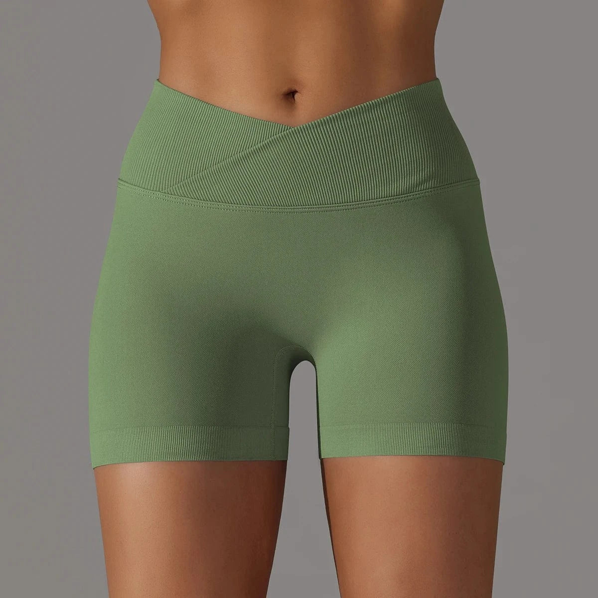Short Yoga Femme | Zen Yoga Bizote Army Green / XXL