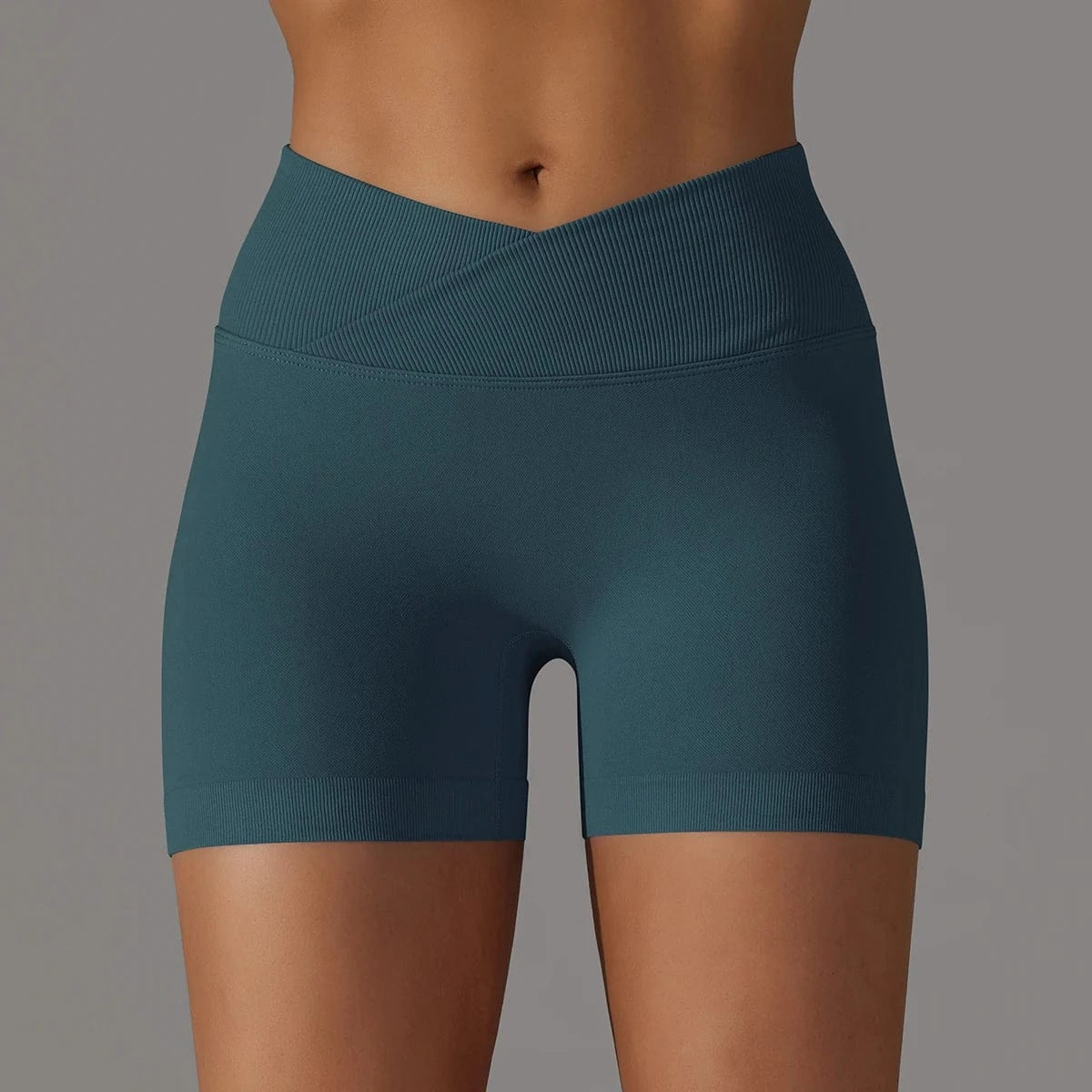 Short Yoga Femme | Zen Yoga Bizote Jungle Green / XXL