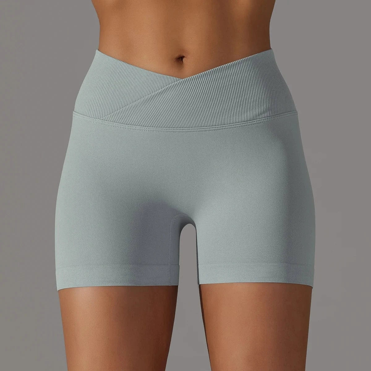 Short Yoga Femme | Zen Yoga Bizote Light Grey / XXL