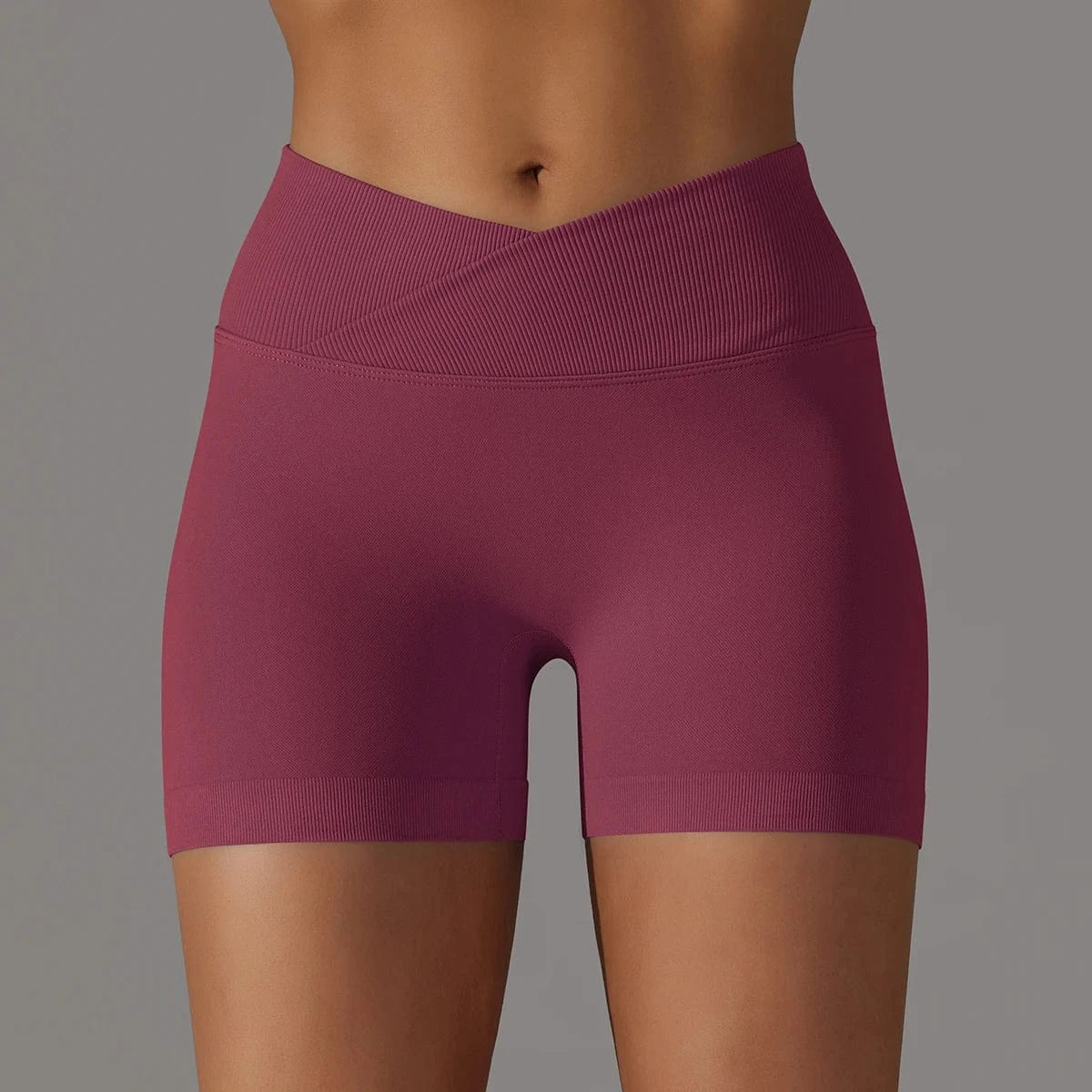 Short Yoga Femme | Zen Yoga Bizote Wine Red / XXL