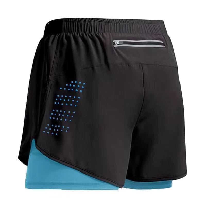 Short Yoga Homme | Design Sport Fluorescent Blue / XL