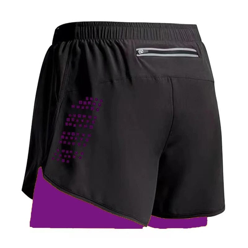 Short Yoga Homme | Design Sport Fluorescent Purple / XL