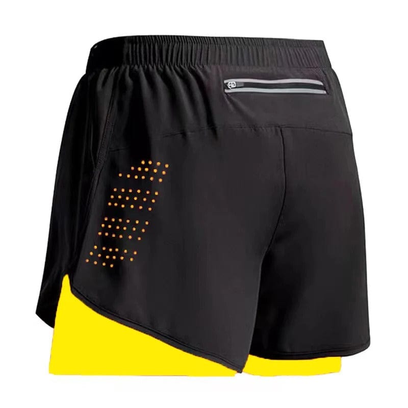 Short Yoga Homme | Design Sport Fluorescent Yellow / XXL