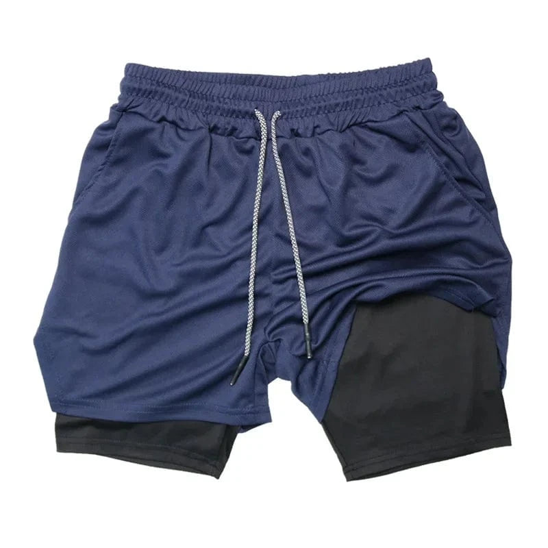 Short Yoga Homme | Multi-Poche NavyBlue / M