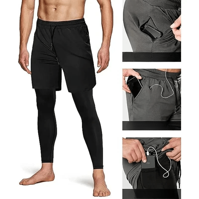 Short Yoga Homme | Zen 2en1 Maxlong : alliez confort et maintien