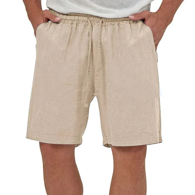 Short Yoga Homme | Zen Summer Hawai : confort estival assuré. light khaki / XXXL