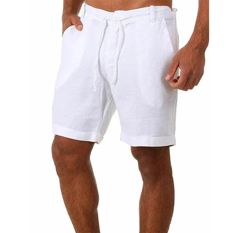 Short Yoga Homme | Zen Summer Light WHITE / 4XL