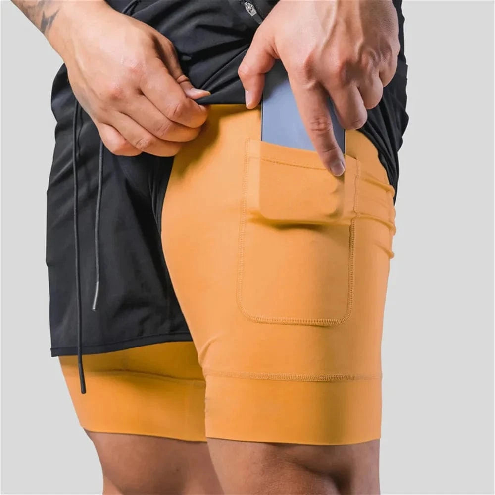 Short yoga homme | Zen Super Summer Black Yellow(No Logo / XXXL