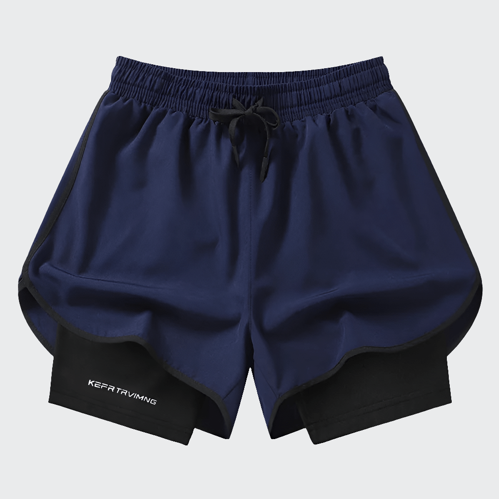 Short yoga homme | Zen training Navy blue / S