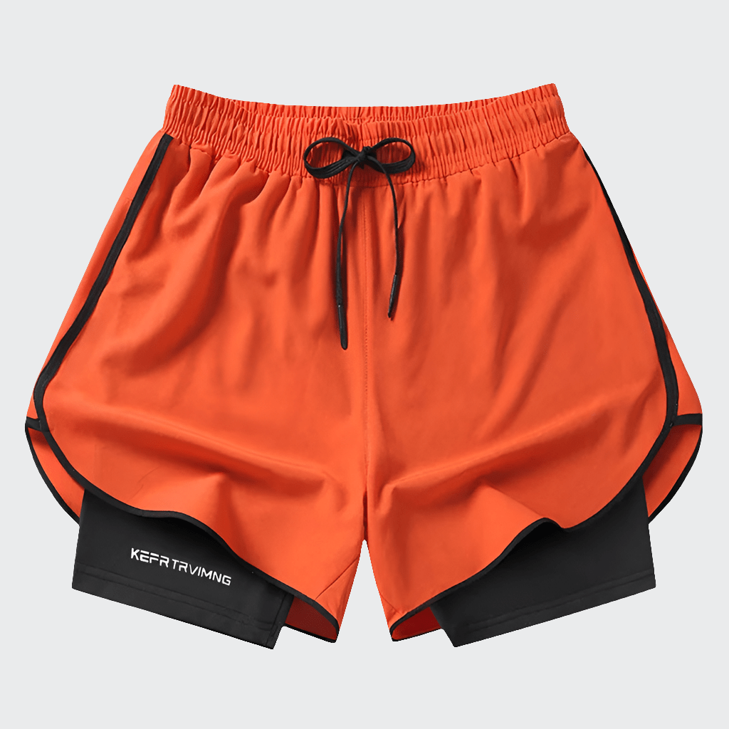 Short yoga homme | Zen training orange / XL