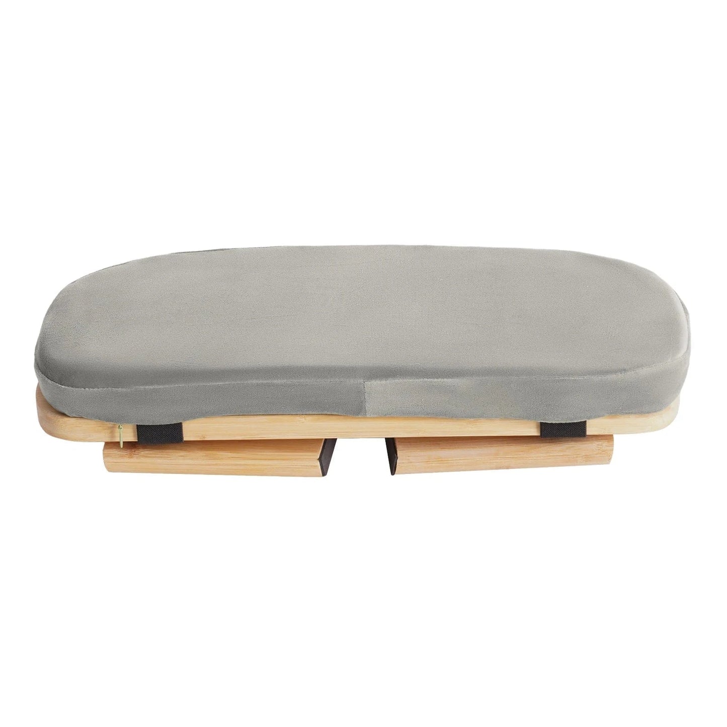 Tabouret Yoga | Zen Wood Portable Gray