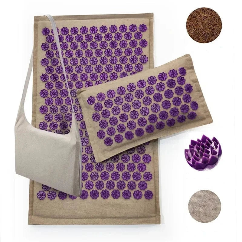 Tapis d'acupression | Set Purple 3Pcs 3pcs set purple