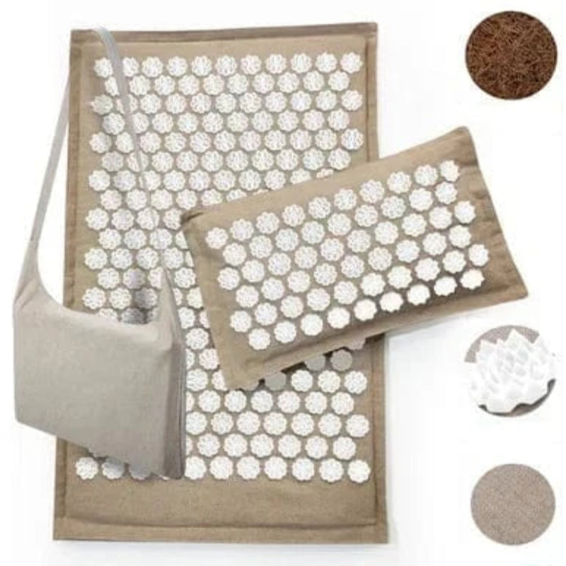 Tapis d'acupression | Set White 3Pcs 3pcs set white