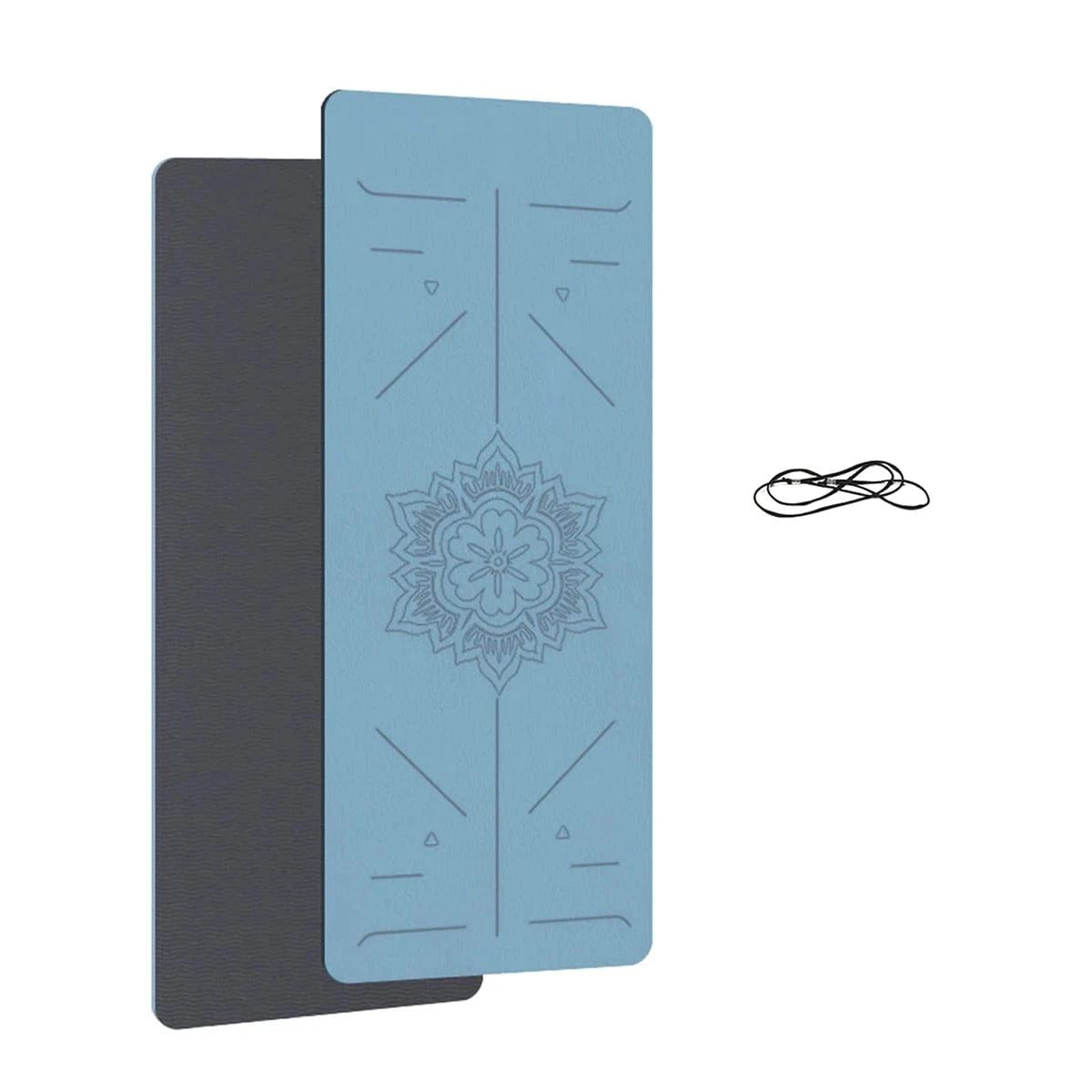 Tapis de Yoga | Centre 6MM blue black
