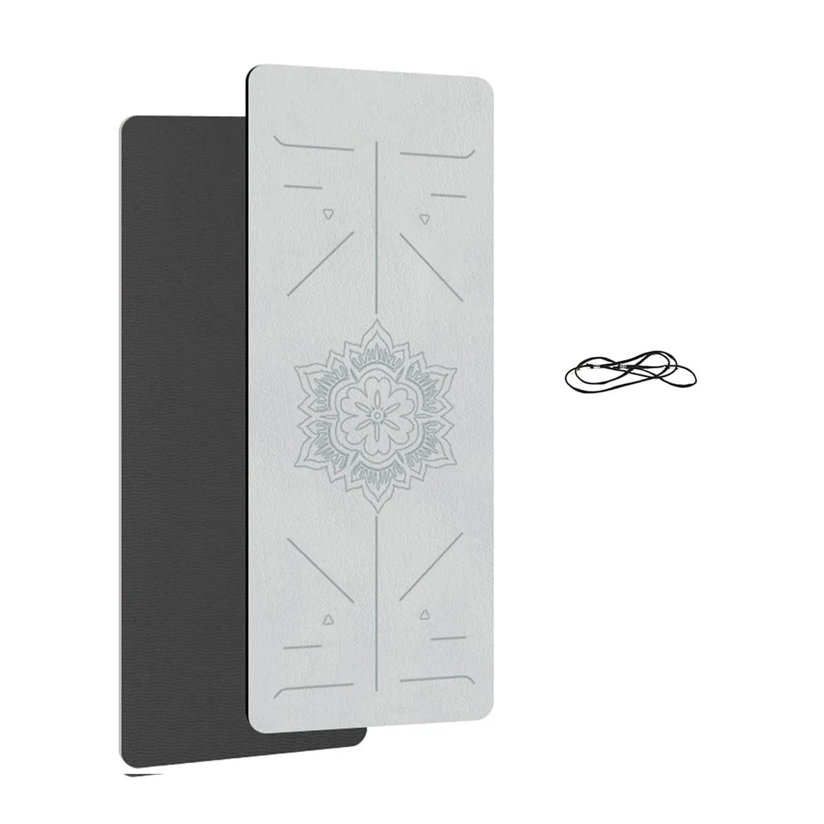 Tapis de Yoga | Centre 6MM Gray black
