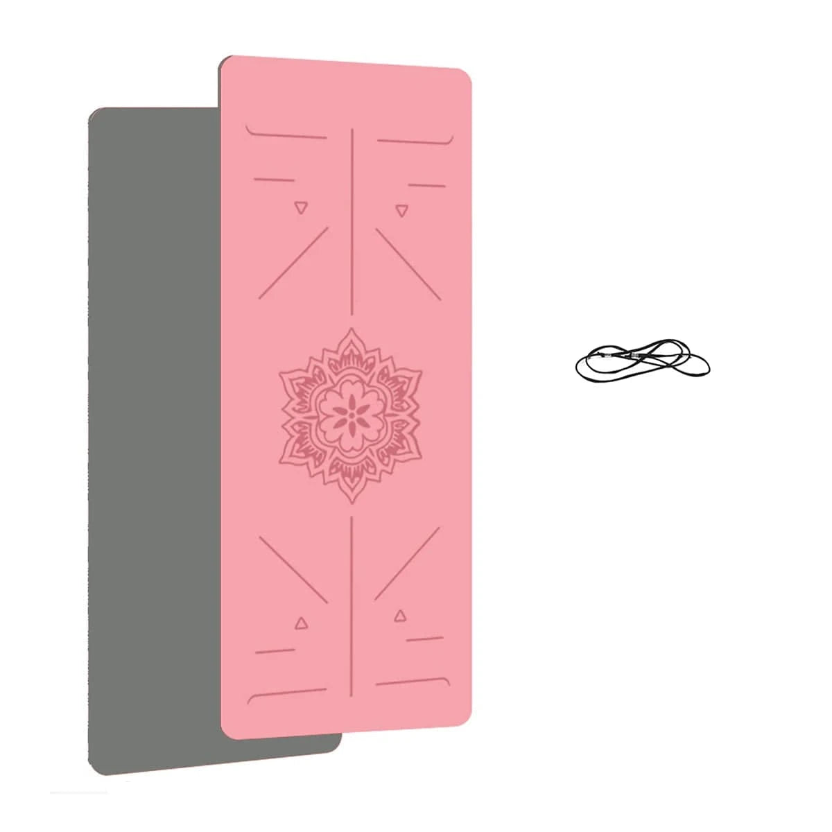 Tapis de Yoga | Centre 6MM pink Gray
