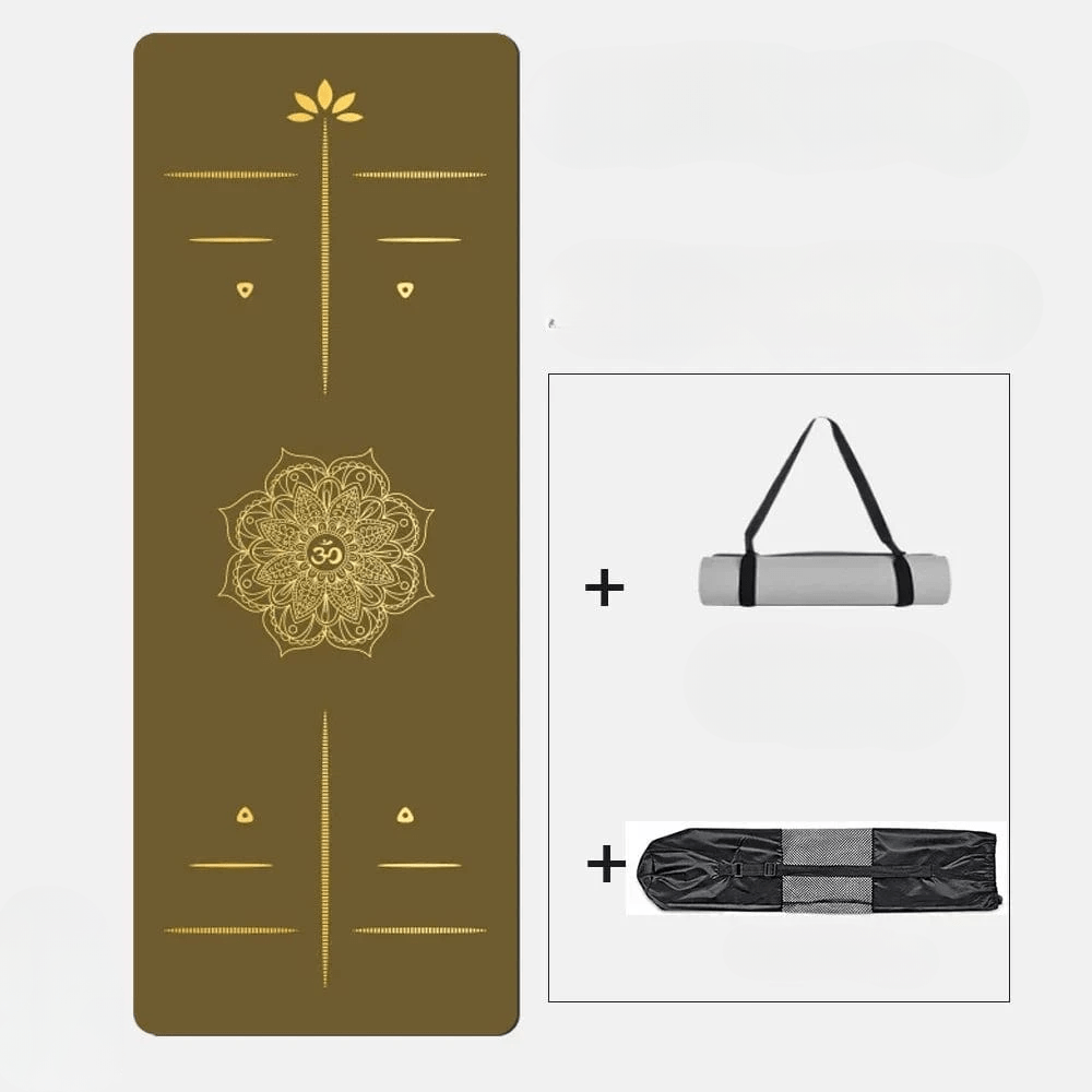 Tapis de Yoga | Color Mandala 5MM Dark Khaki