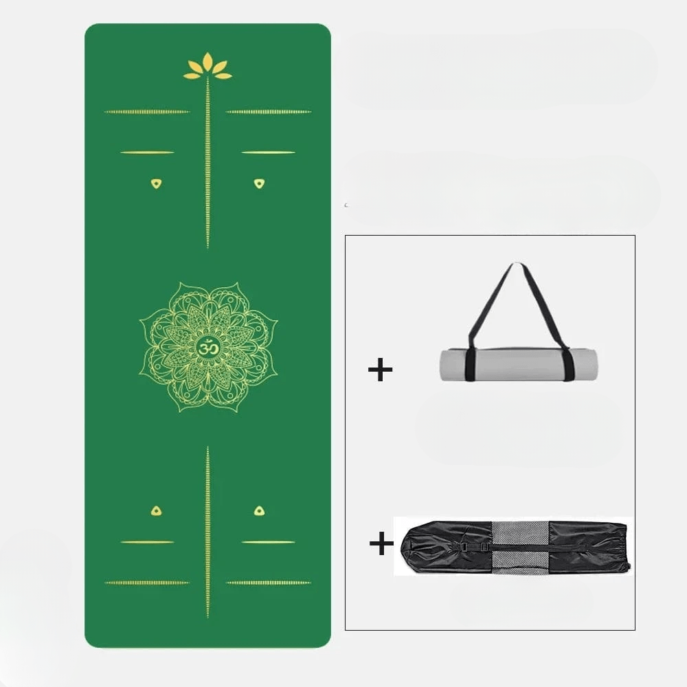 Tapis de Yoga | Color Mandala 5MM green