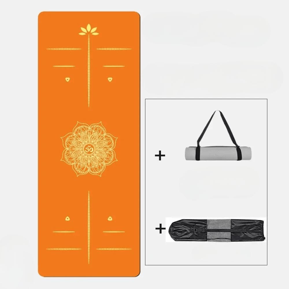 Tapis de Yoga | Color Mandala 5MM Orange