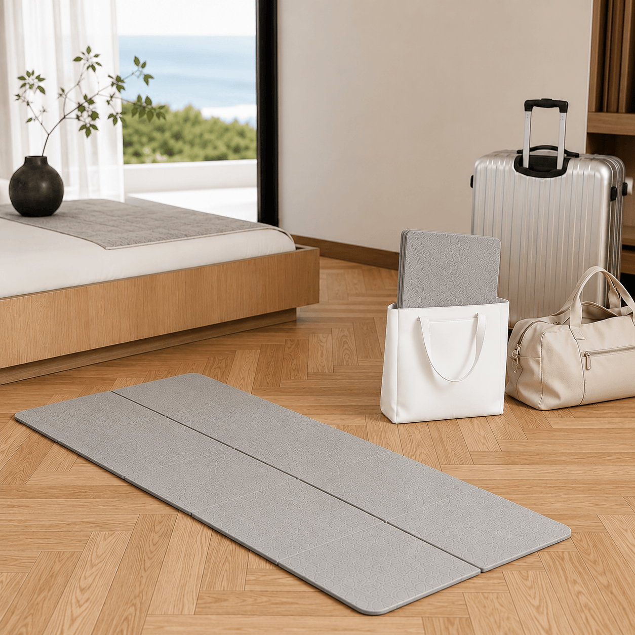 Tapis de Yoga de Voyage 4mm Pliable & Compact | ZenYopi