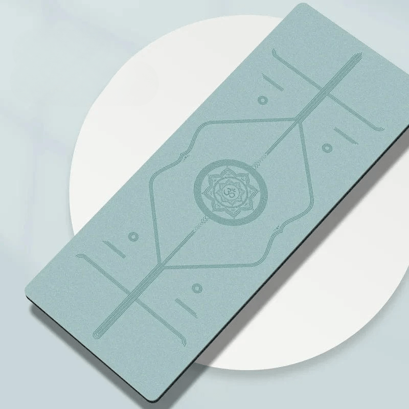 Tapis de Yoga de Voyage | Ultra Ligne 1.5mm Givré turquoise / 183 68 0.15cm