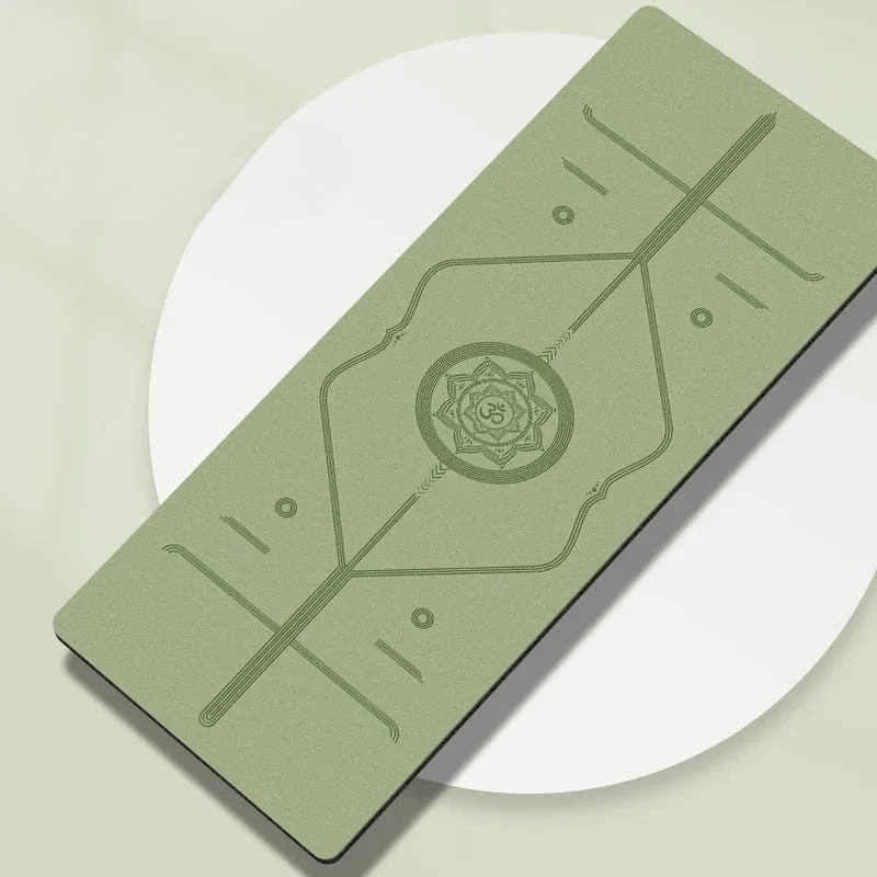 Tapis de Yoga de Voyage | Ultra Ligne 1.5mm mustard green / 183 68 0.15cm