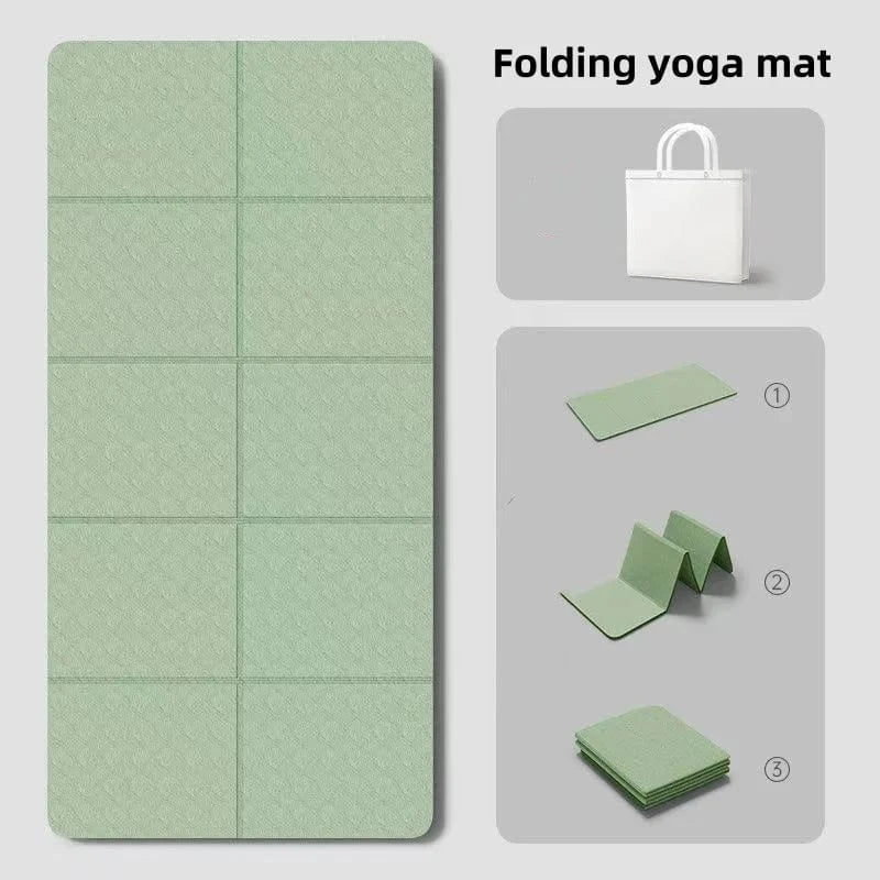 Tapis de Yoga de Voyage | Zen Portable 4MM Matcha Green
