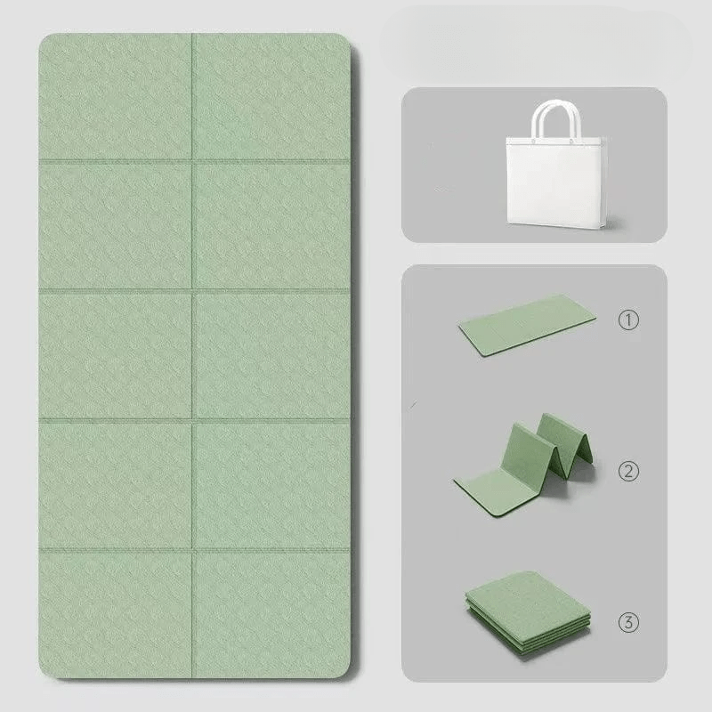 Tapis de Yoga de Voyage | Zen Portable 4MM Matcha Green