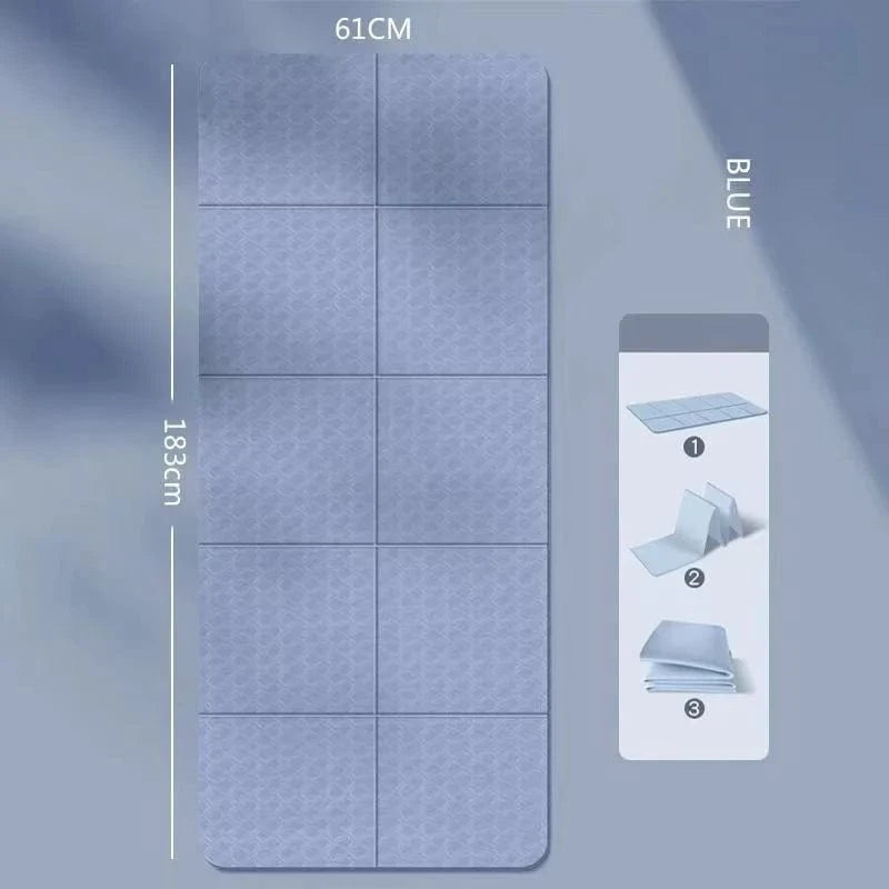 Tapis de Yoga de Voyage | Zen Portplus 4mm Blue
