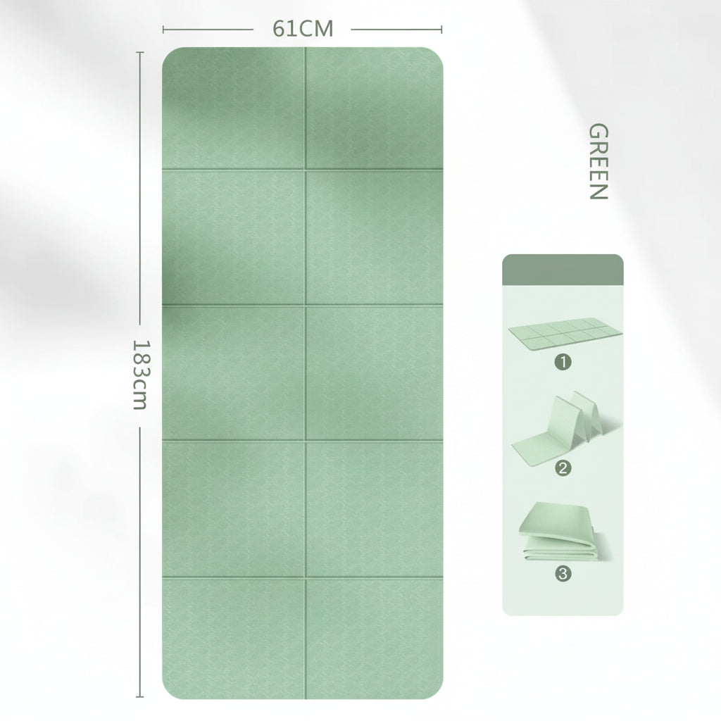 Tapis de Yoga de Voyage | Zen Portplus 4mm Green