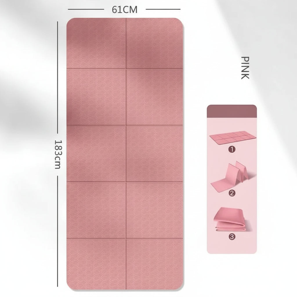Tapis de Yoga de Voyage | Zen Portplus 4mm Pink