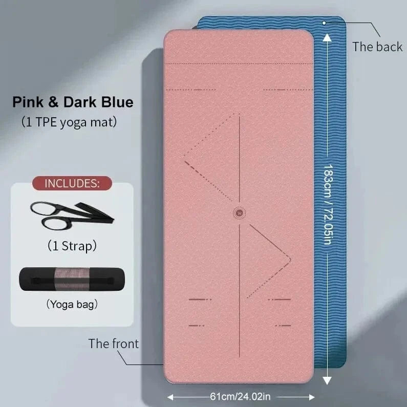 Tapis de Yoga | Double 6MM 61 Pink