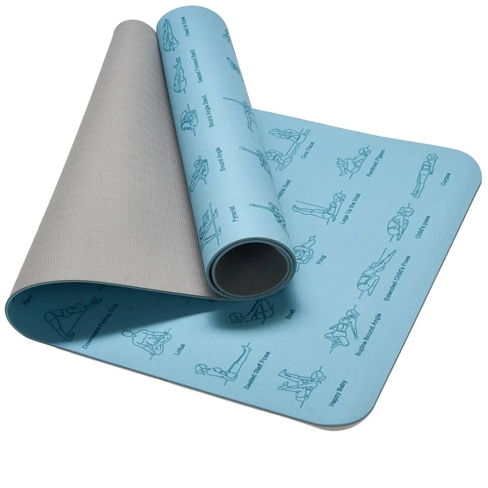 Tapis de Yoga | Mat-Position 5MM blue / 183X61cm