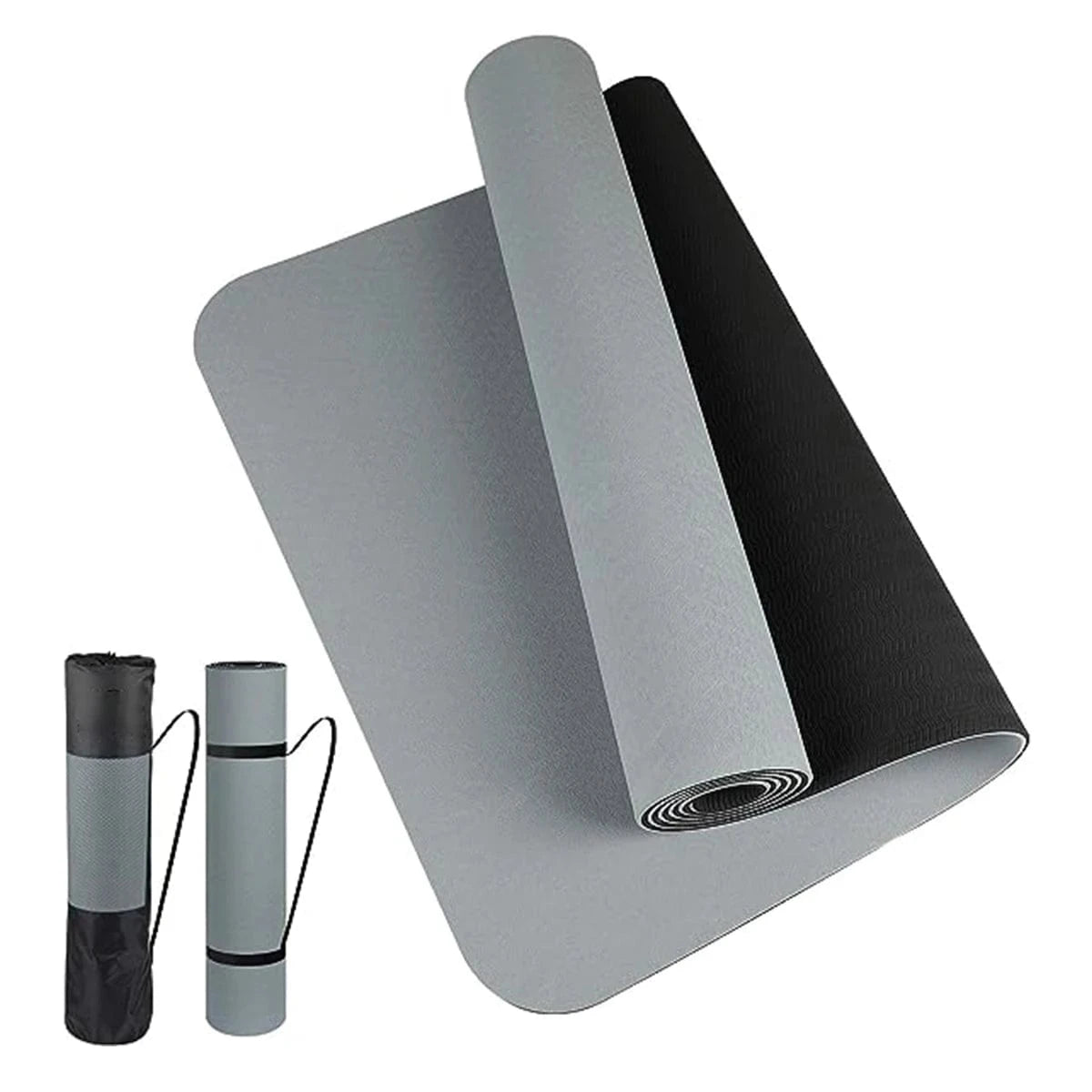 Tapis de Yoga | Ultra Moove 6mm Gray black / 180cm57cm0.6cm