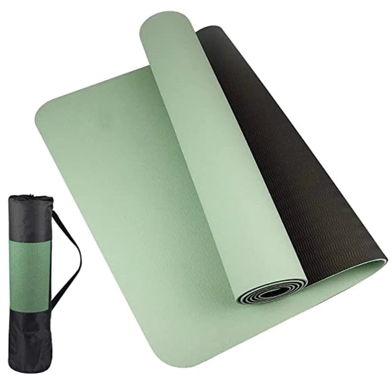 Tapis de Yoga | Ultra Moove 6mm Green Black / 180cm57cm0.6cm