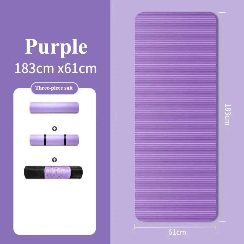 Tapis Yoga Epais | Extreme 2010MM Purple 3pcs 10mm