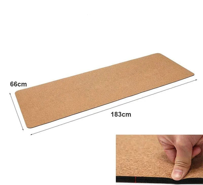 Tapis Yoga Liege | Naturel Neutre 6MM Liege Naturel