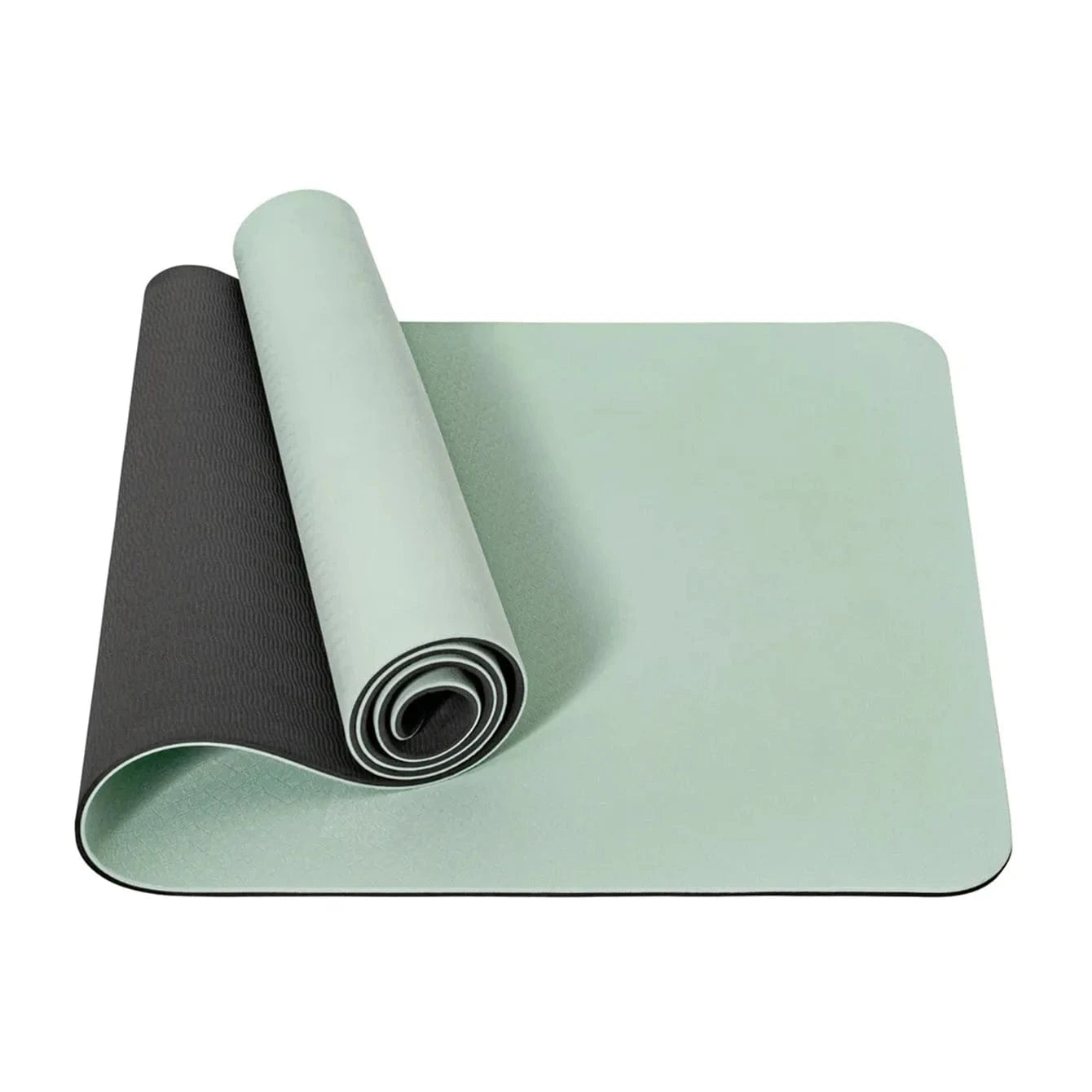Tapis yoga | Mat Double color 8MM Green black 8mm