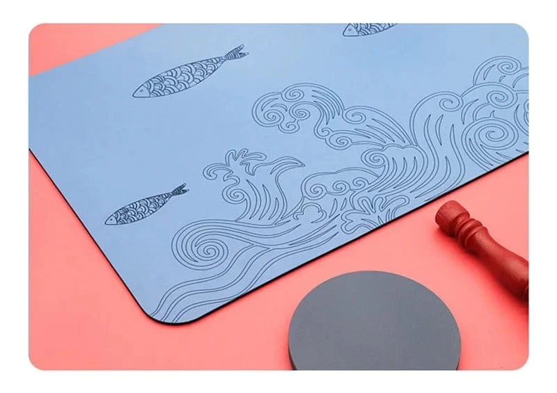 Tapis Yoga | Mini Yoga Motif : pratiquez avec des appuis stables