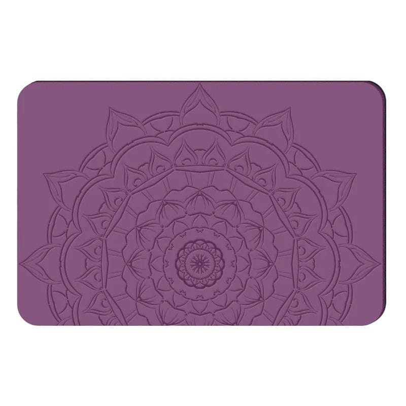 Tapis Yoga | Mini Yoga Motif : pratiquez avec des appuis stables Purple / 40x60cm