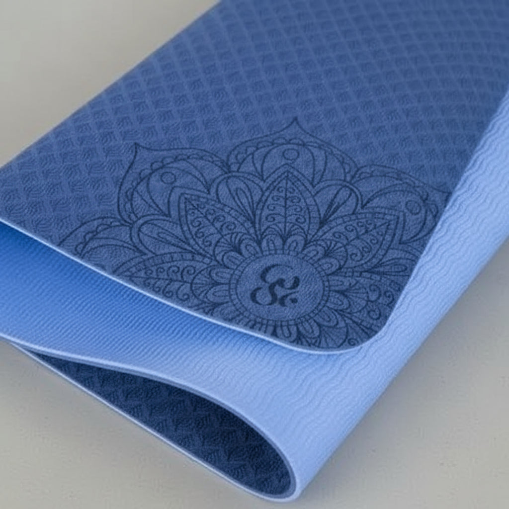 Tapis Yoga | Zen Mat 6MM : pour un confort et une adhérence optimale Blue