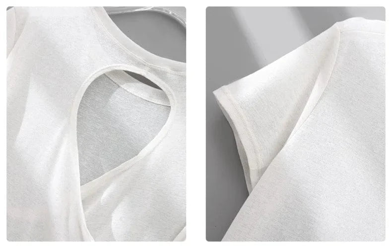 Tee Shirt Yoga Femme | Zen Dos Croix : design dos stylé et respirant