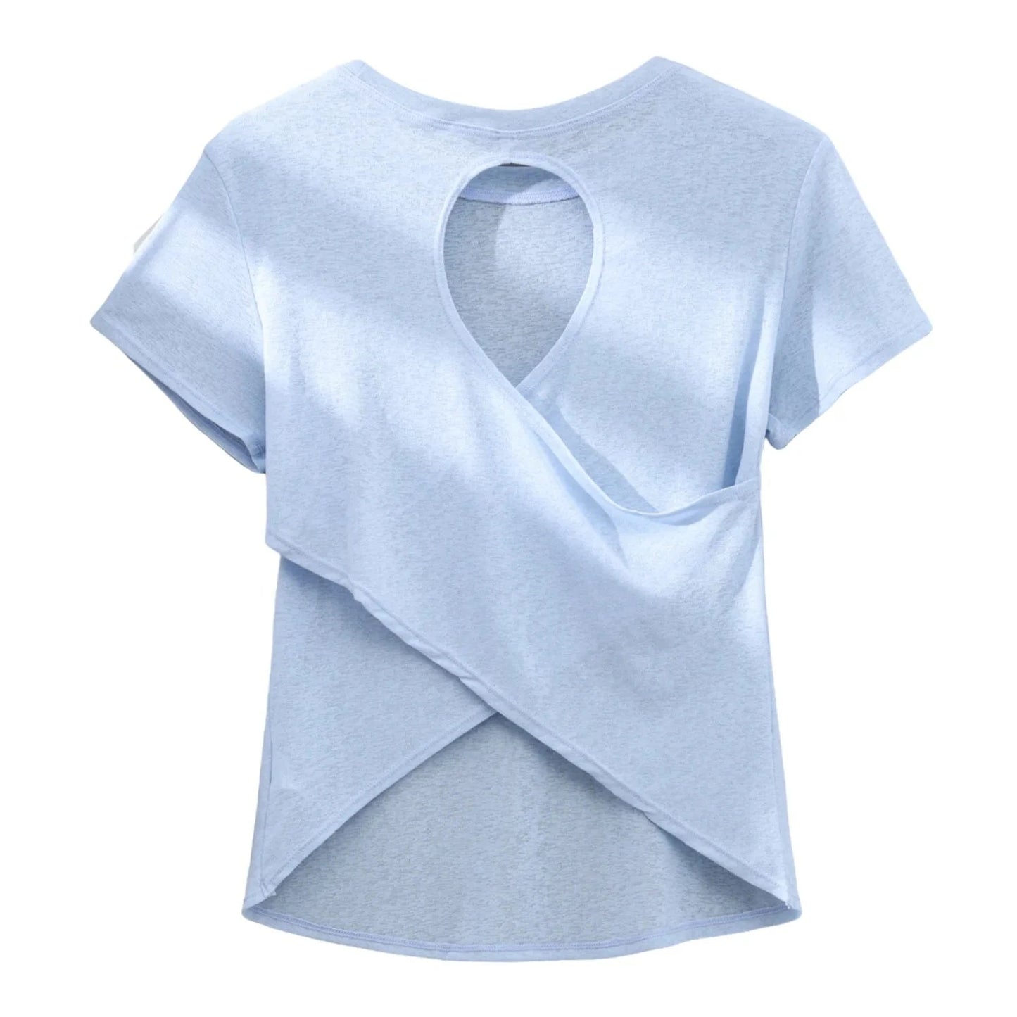 Tee Shirt Yoga Femme | Zen Dos Croix : design dos stylé et respirant