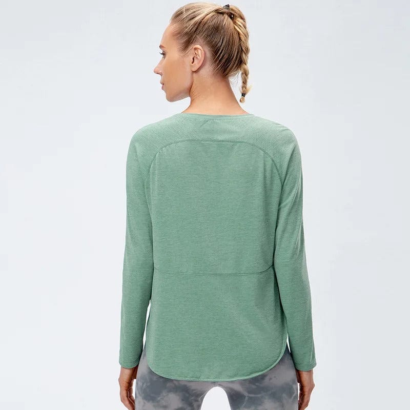 Tee Shirt Yoga Femme | Zen Manche longue cool : super confort